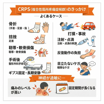 CRPSの原因とは