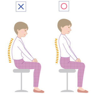 sitting position and posture