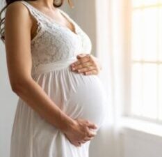 妊娠後期の妊婦さん